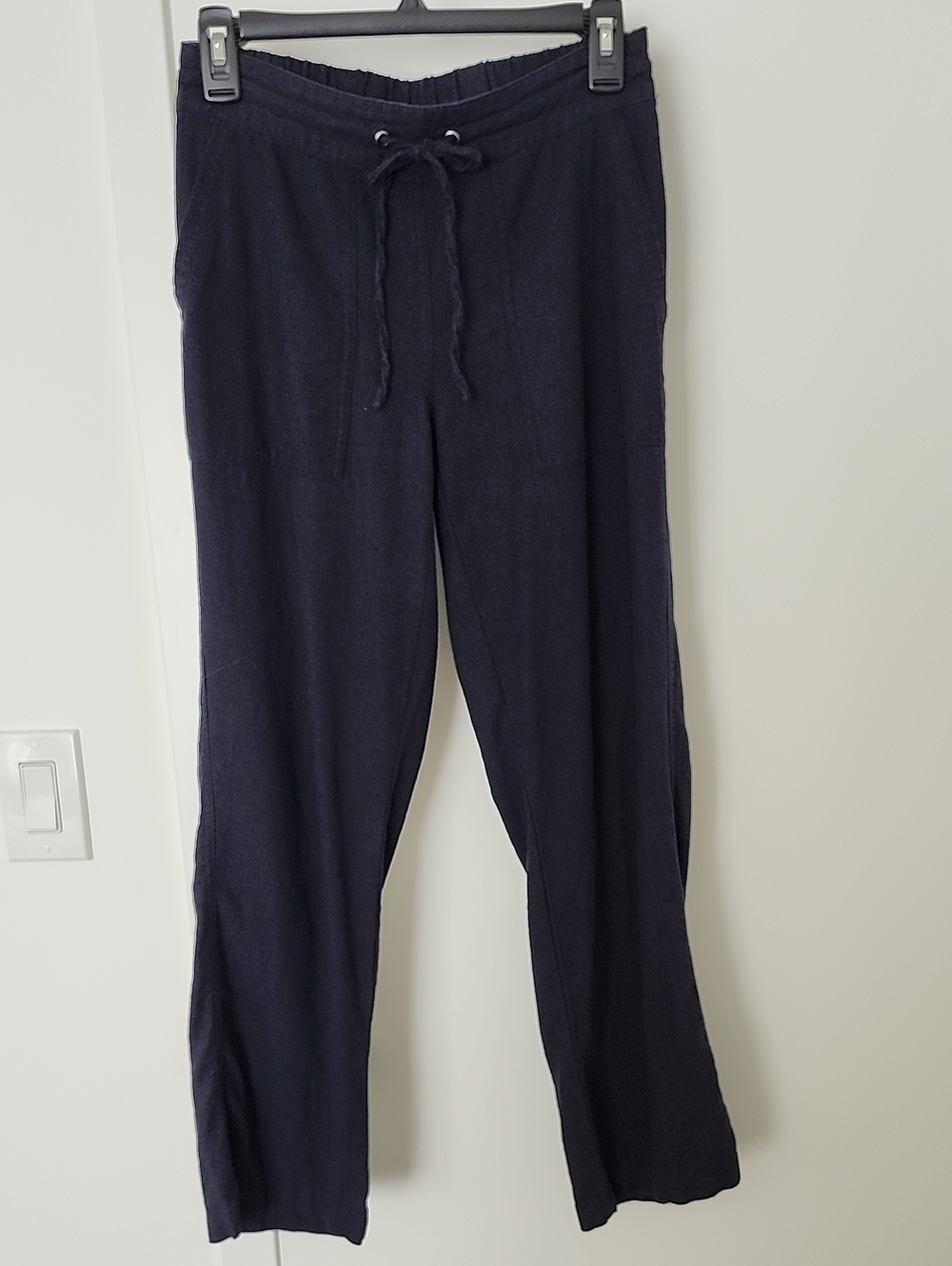Women's Navy Drawstring Lounge Pants